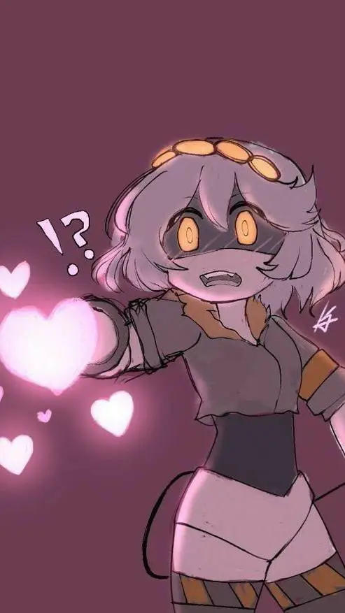 ai character: V enamorada  background