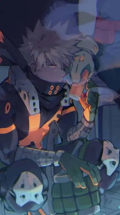 ai character: katsuki bakugos gf background