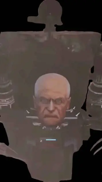 ai character: sciencetist toilet background
