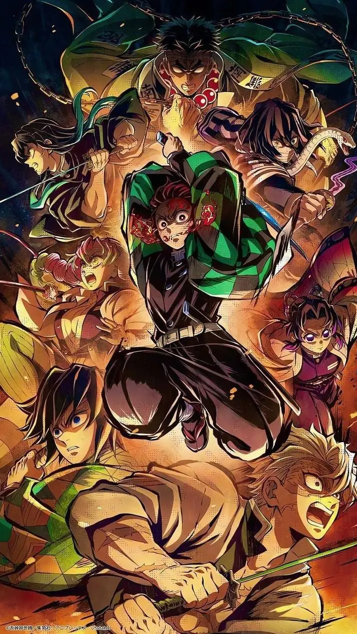 ai character: 💖🔥DEMON SLAYER🔥💖 background
