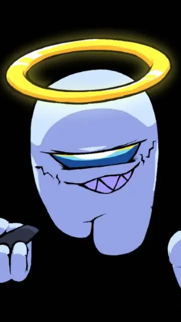 ai character: ⬜~White Imposter~⬜ background