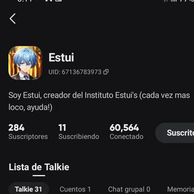 chat with ai character: No sé