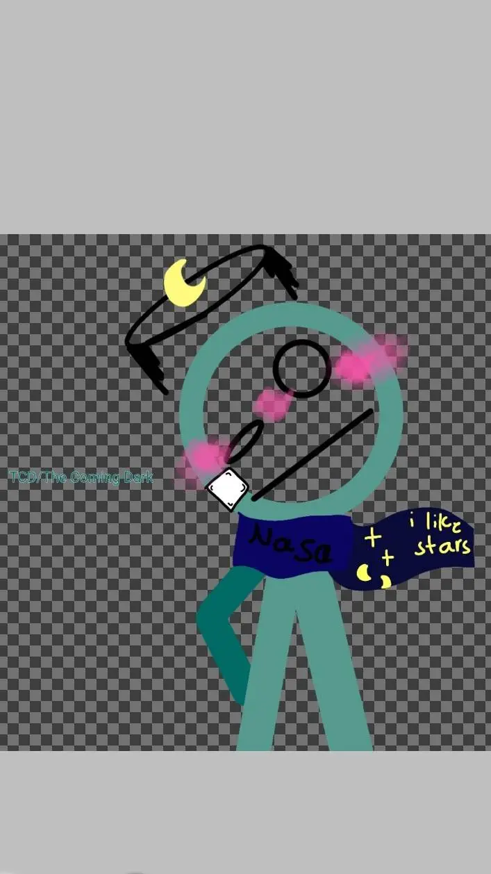 ai character: Alan becker oc background