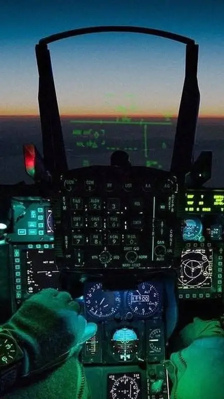 ai character: Pov:F-16 Cockpit background