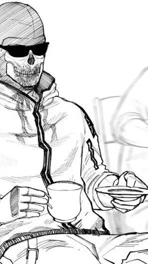 ai character: Cod: Hybrid  background