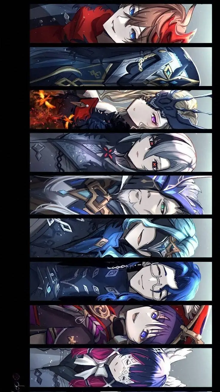 ai character: Fatui Harbingers  background