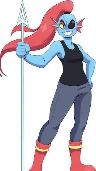 ai character: undyne background