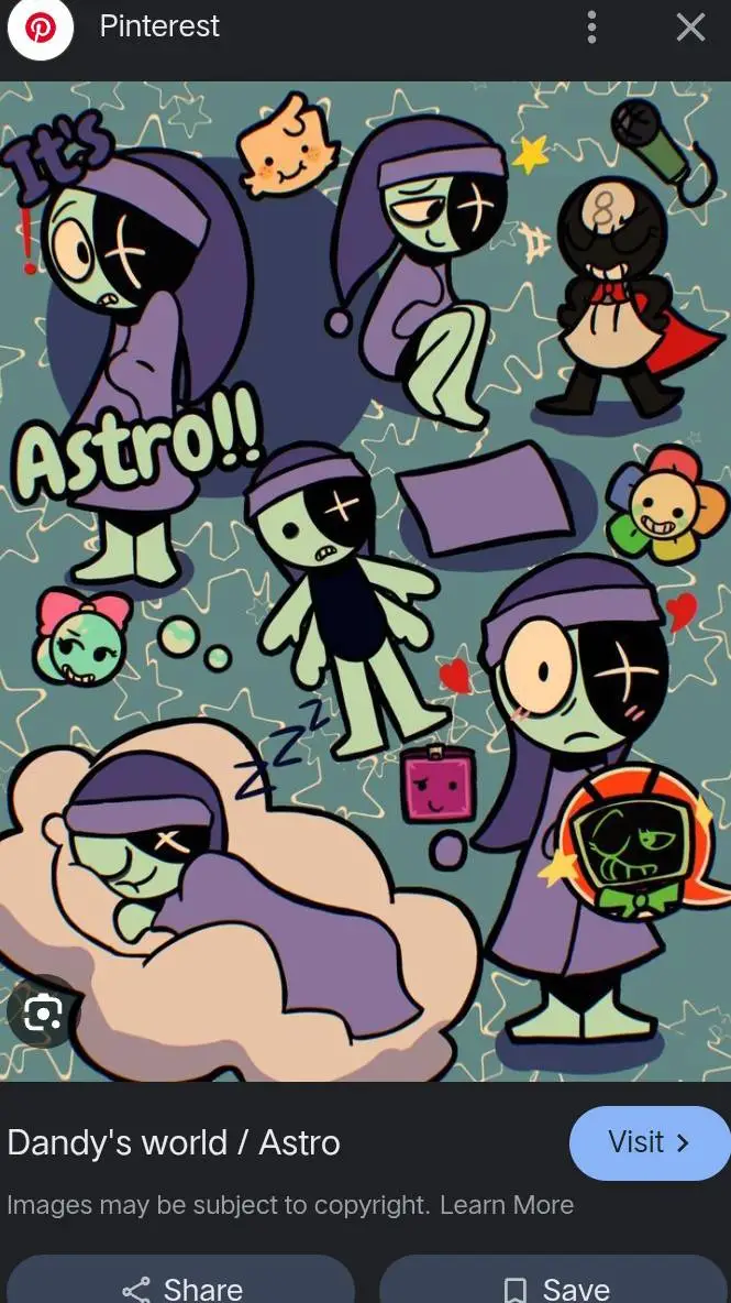 ai character: astro  background