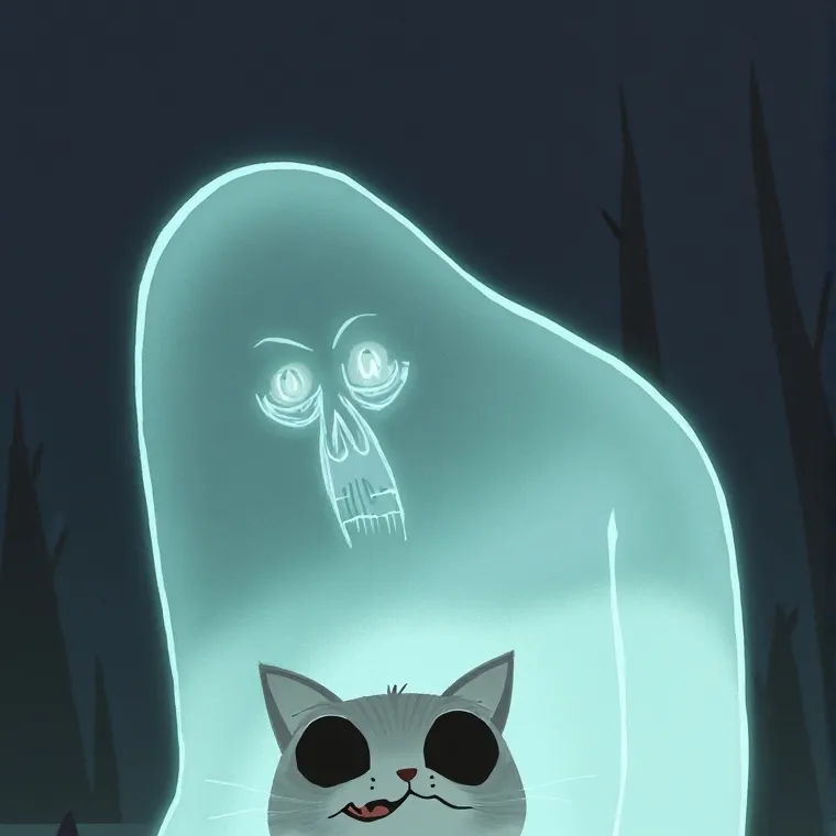 chat with ai character: Cat and Death