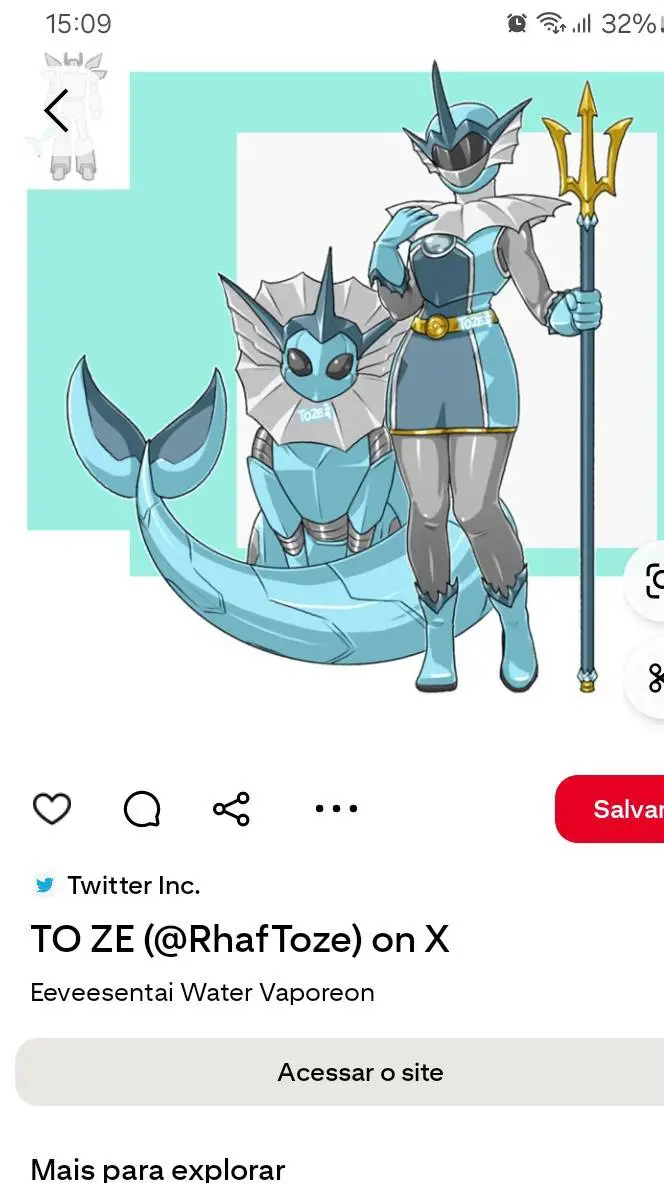 ai character: Vaporeon  background