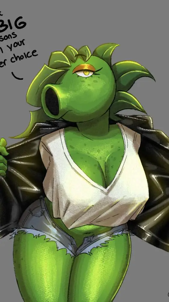 ai character: PeaBlaze background