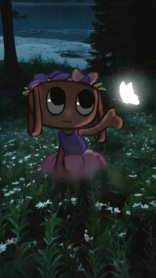 ai character: dw San Valentín  background