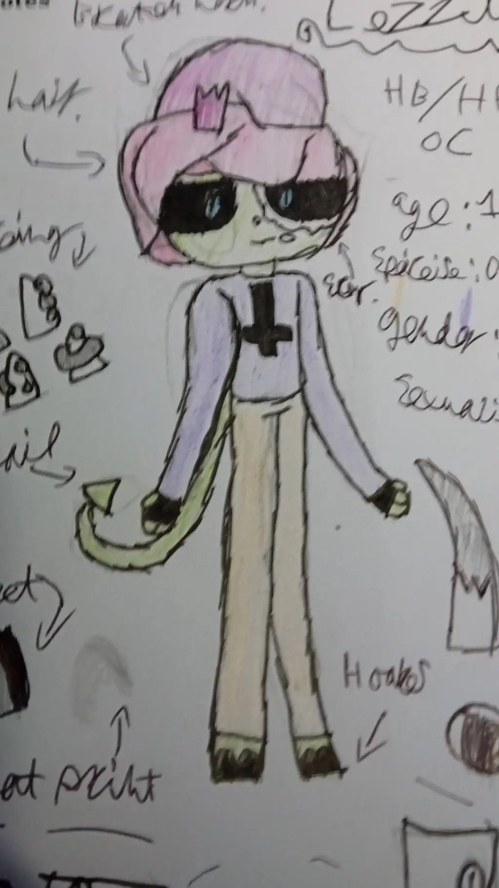 ai character: Lezzi background