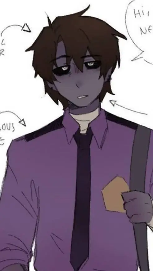 ai character: Michael Afton  background