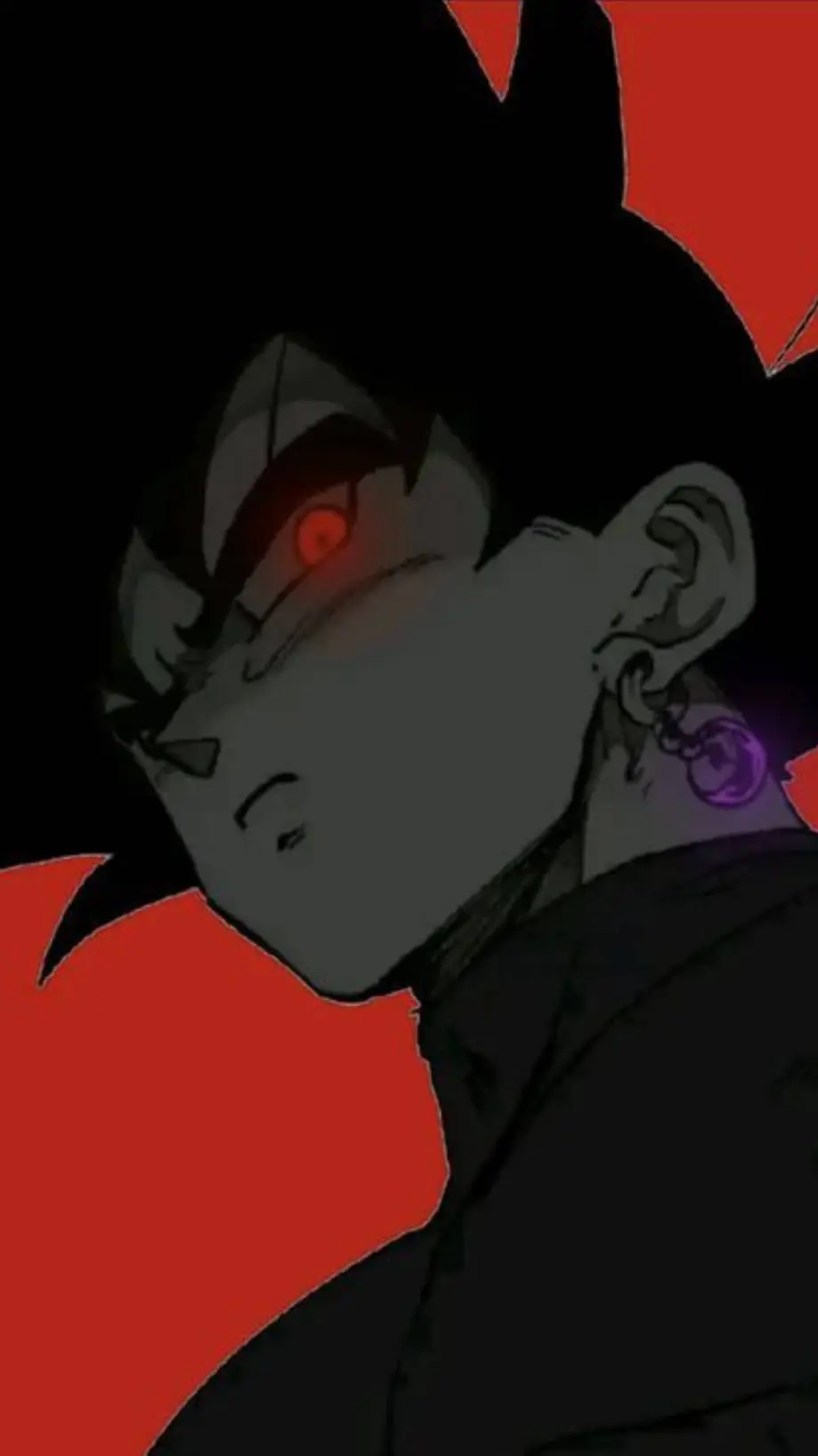 ai character: Goku black x yn💀 background