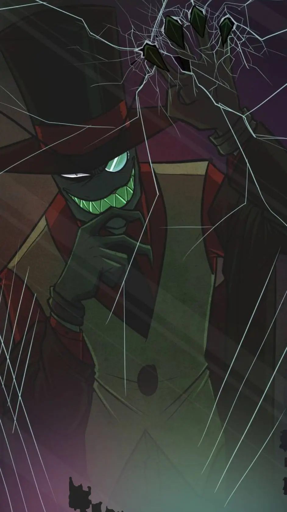 ai character: Black hat😏🤑 background