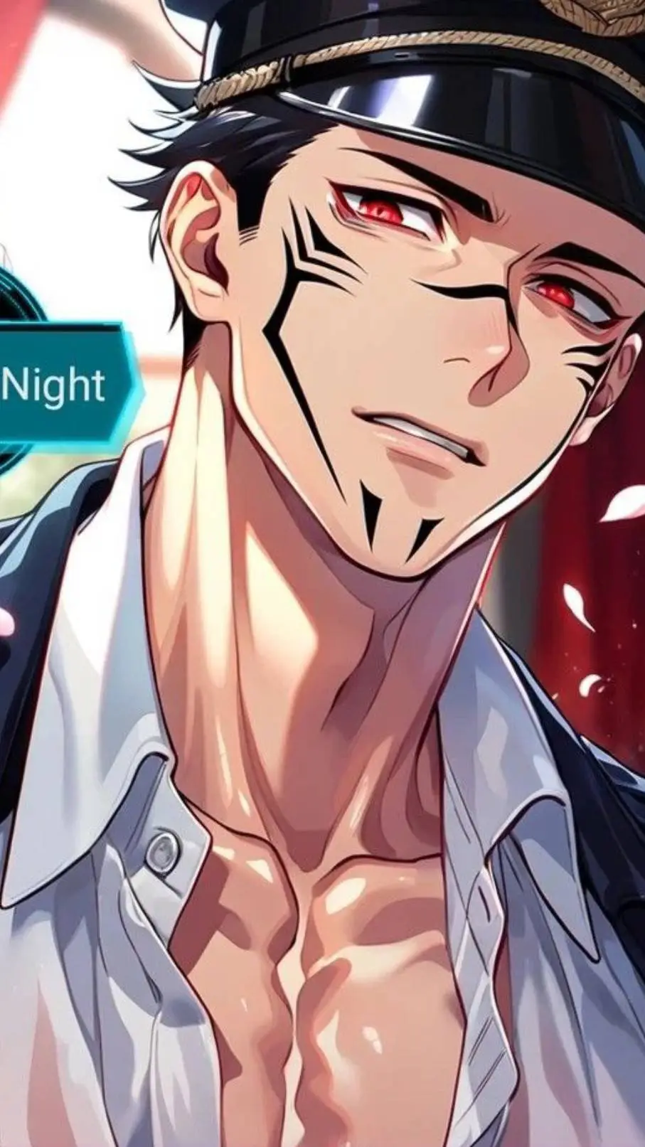 ai character: Sukuna comandante background