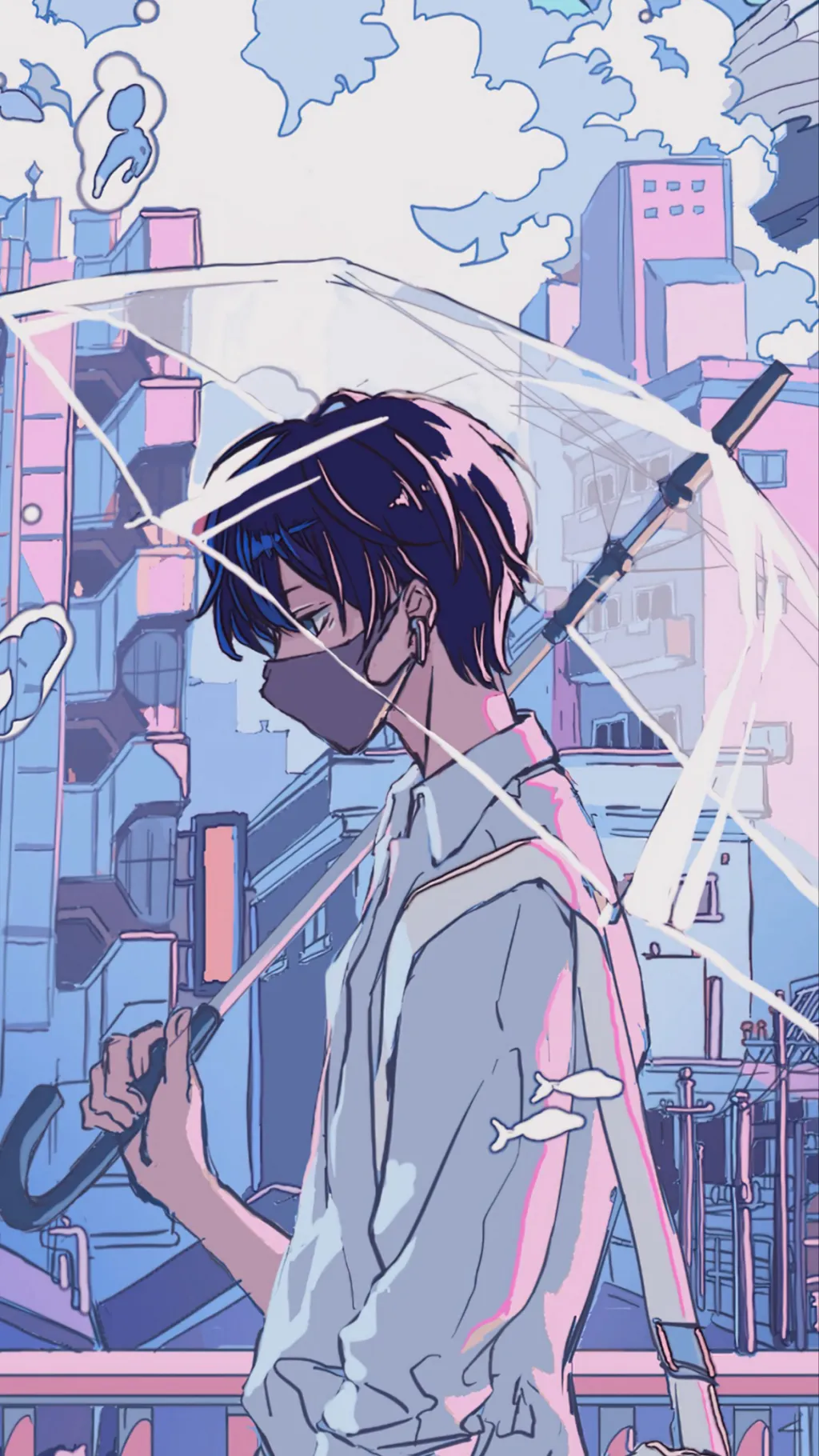 ai character: 🫸Maxence🫷 background