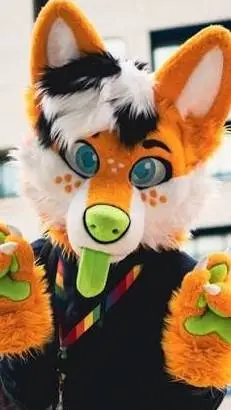 ai character: scrubb the furry. background