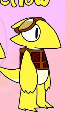 ai character: yellow background