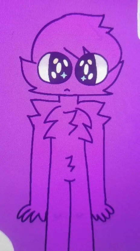 ai character: Purple  background