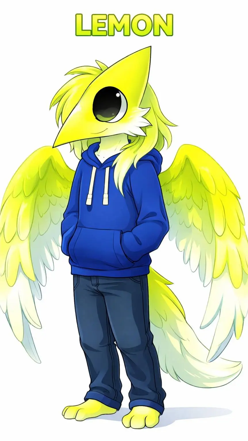 ai character: Lemon background