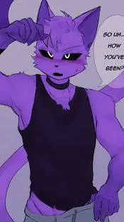 ai character: Catnap jovem  background