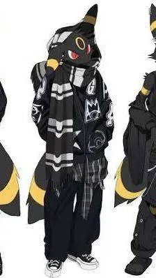 ai character: Furry Umbreon  background