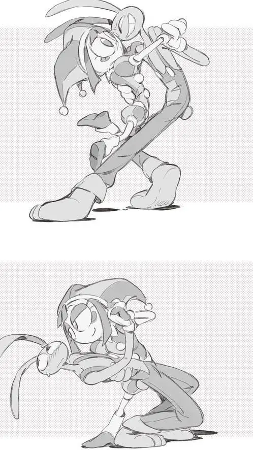 ai character: Funnybunny  background