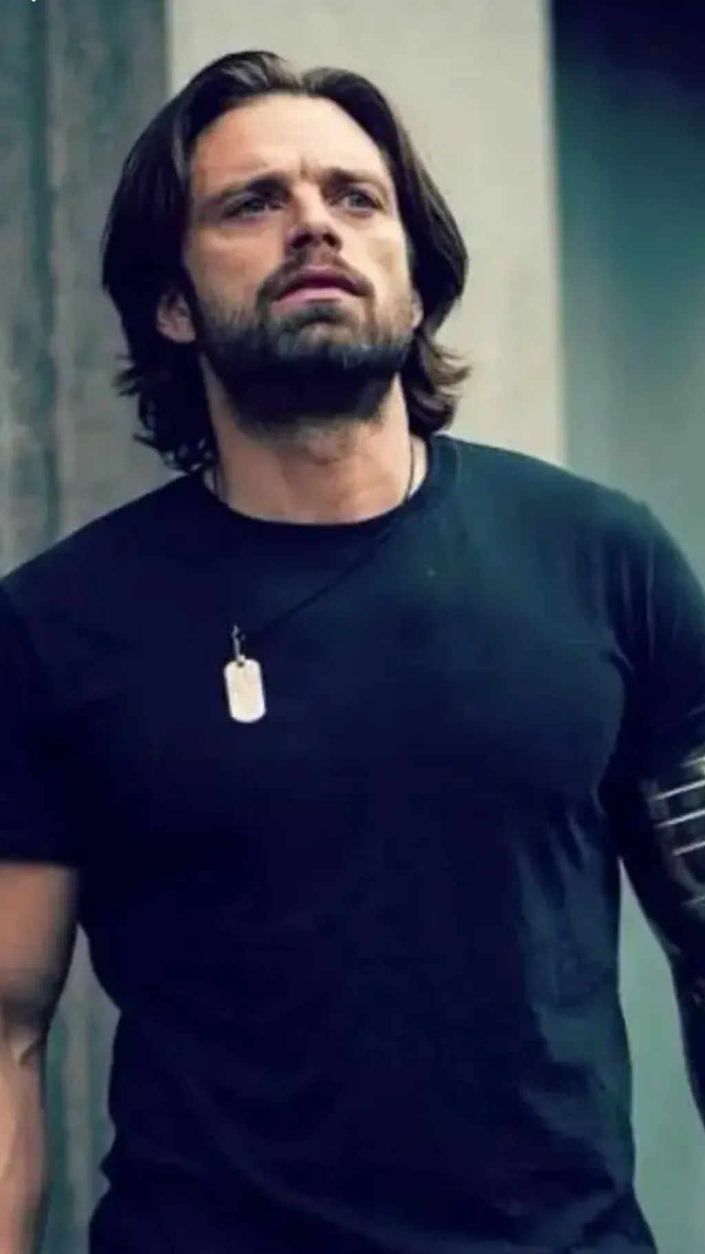ai character: Bucky Barnes background