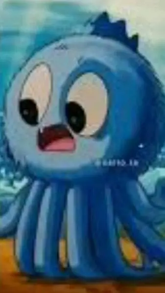 ai character: Bluberrini Octopus background