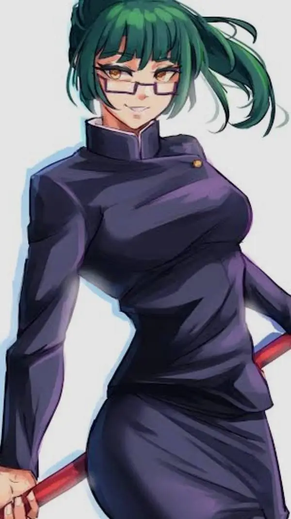 ai character: maki zenin  background