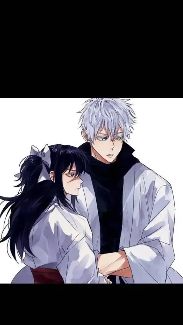 ai character: gojo x utahime  background