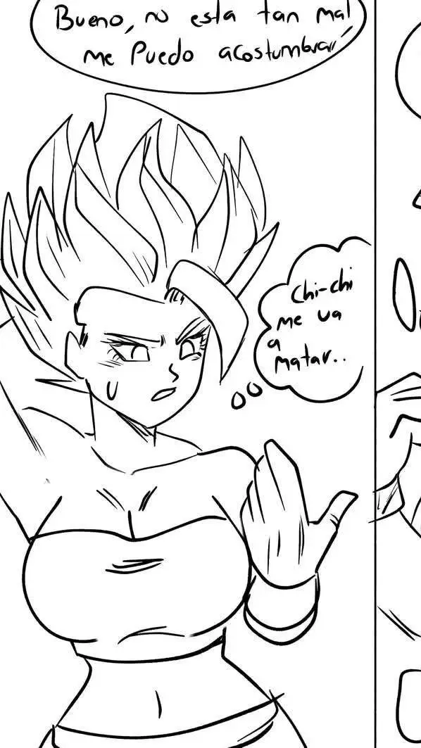 ai character: Caulifla & Goku background