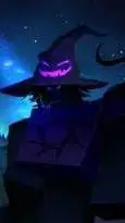 ai character: azure background