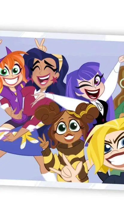 ai character: dc super hero girl background