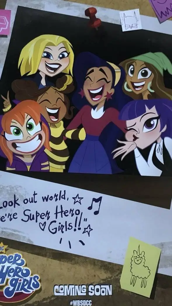ai character: DC superhero girls background