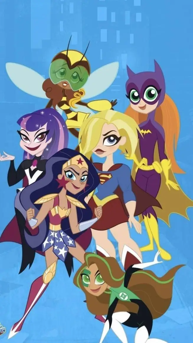 ai character: súper hero girls  background