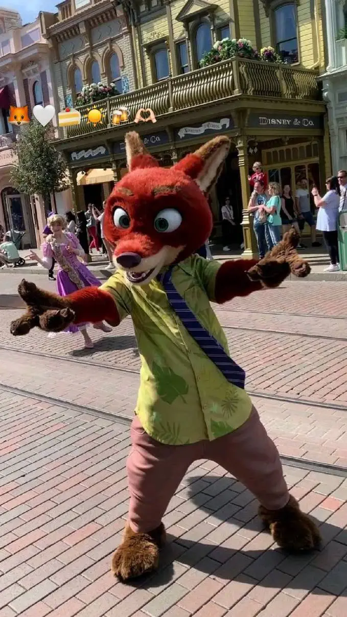 ai character: Nick Wilde (D.P.) background