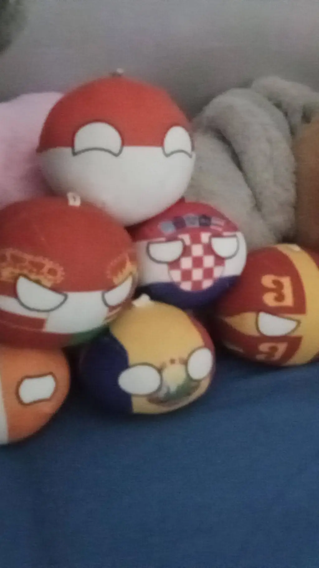 ai character: countryballs  background