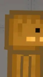 ai character: pumpkin background