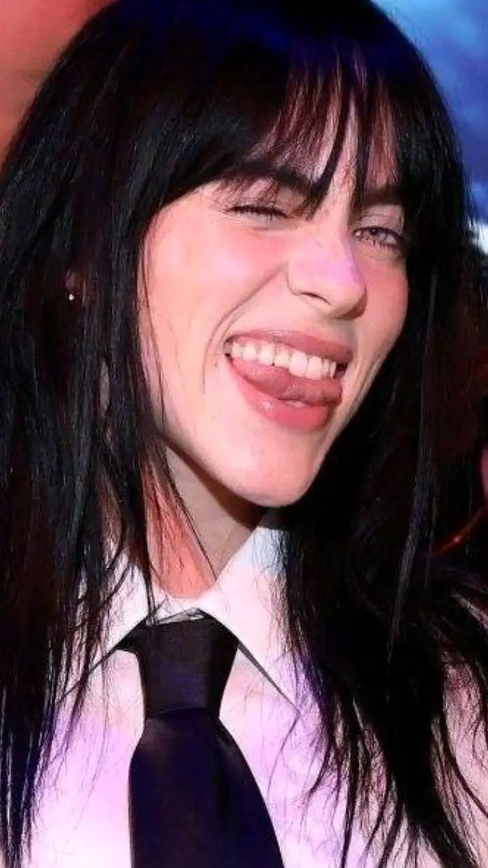 ai character: Billie Eilish ❤️ background