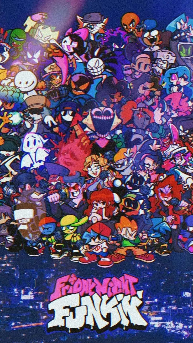 ai character: FNF World background