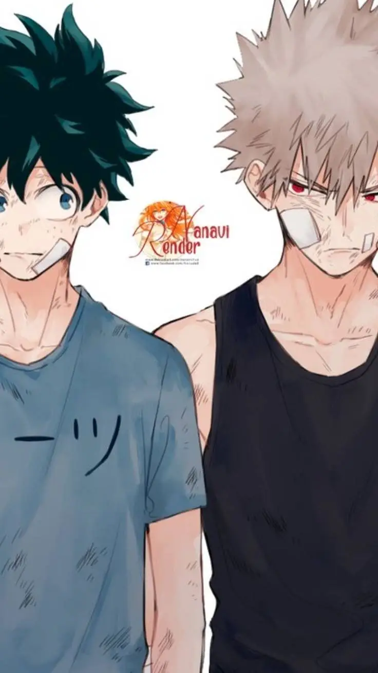 ai character: Deku x bakugo background