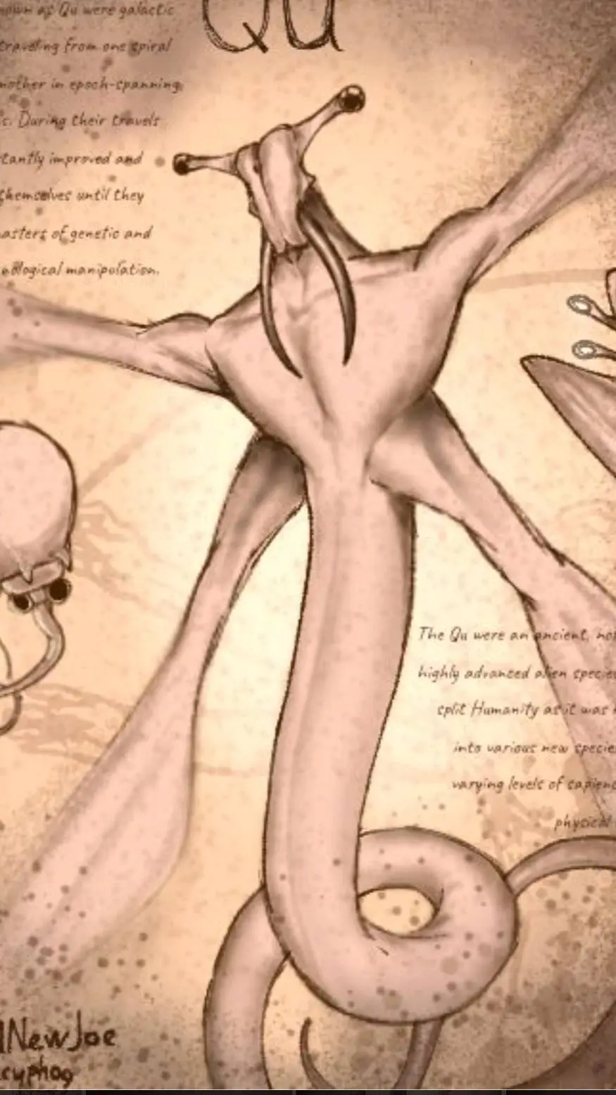 ai character: qu background