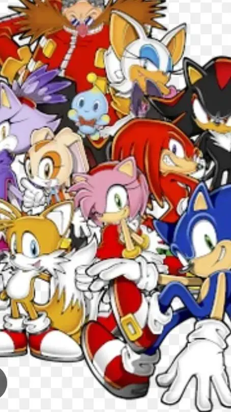 ai character: Scuola di Sonic! background