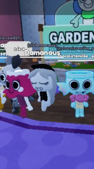 ai character: DANDYS WORLD!! background