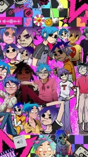 ai character: gorillaz<3 background