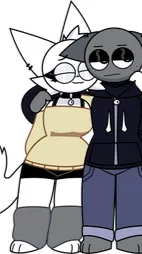 ai character: UrBFGrey❤️❤️ background