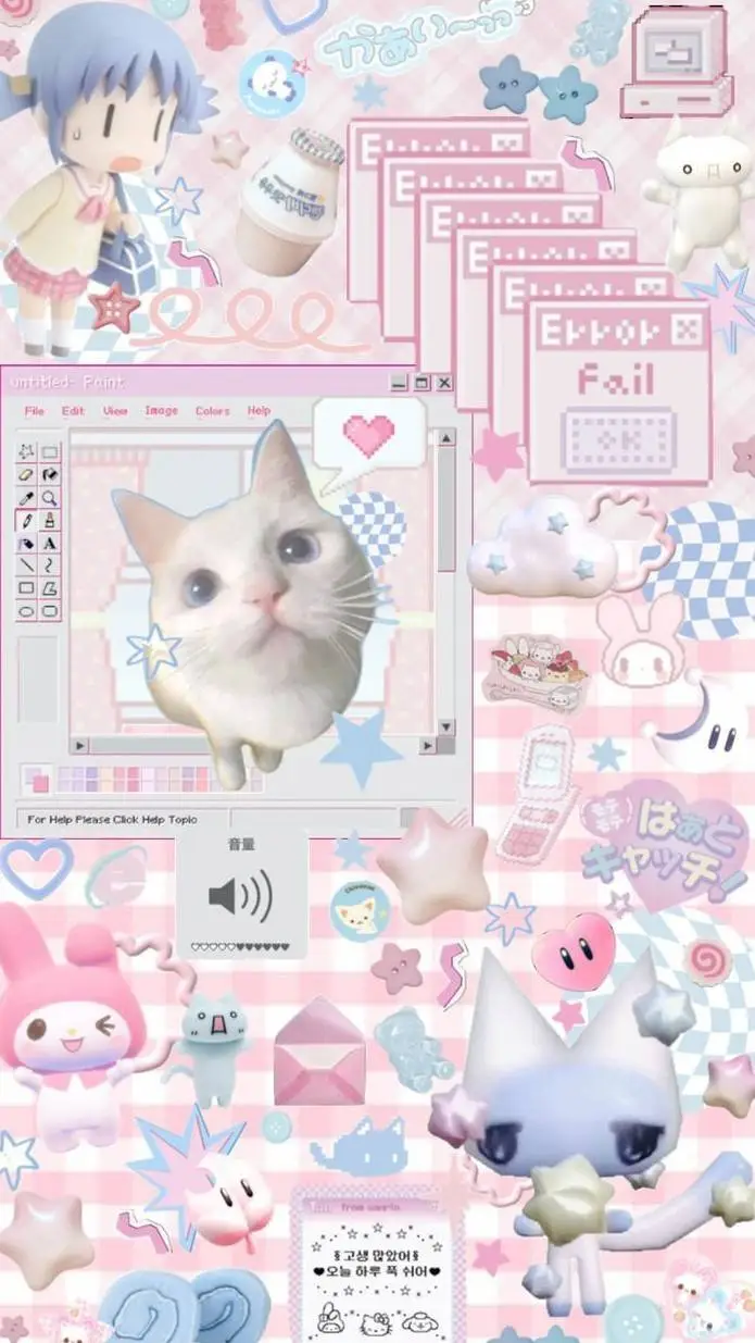ai character: kawwai show!  background
